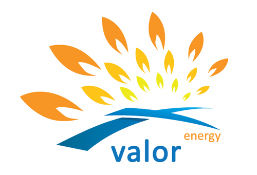 Логотип и элементы фирменного стиля компании Valor Energy